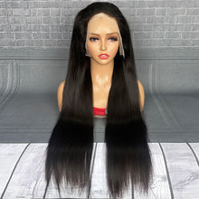 Load image into Gallery viewer, Ghair 13x4 TP Lace Frontal Fancy Wigs Straight 200% Density Virgin Human Hair Wig
