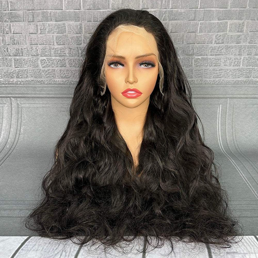 Ghair 13x4 HD Lace Frontal Fancy Wigs Body Wave 200% Density Virgin Human Hair Wig