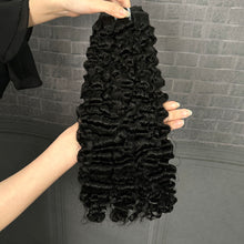 Load image into Gallery viewer, Ghair Double Drawn Virgin Hair Bundles Burmese Curly Hair N1B#

