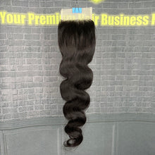 Load image into Gallery viewer, Ghair 4x4 Transparent Lace Closure Body Wave Virgin Hair N1B#
