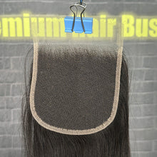 Load image into Gallery viewer, Ghair 4x4 HD Lace Closure Straight Virgin Hair N1B#

