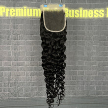 Load image into Gallery viewer, Ghair 4x4 HD Lace Closure Italian Curly Virgin Hair N1B#
