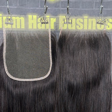 Load image into Gallery viewer, Ghair 5x5 HD Lace Closure Straight Virgin Hair N1B#

