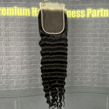 Load image into Gallery viewer, Ghair 5x5 HD Lace Closure Loose Deep Wave Virgin Hair N1B#
