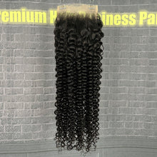 Load image into Gallery viewer, Ghair 5x5 HD Lace Closure Deep Curly Virgin Hair N1B#
