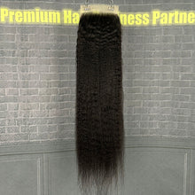 Load image into Gallery viewer, Ghair 5x5 HD Lace Closure Kinky Straight Virgin Hair N1B#
