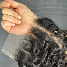 Load image into Gallery viewer, Ghair 5x5 Transparent Lace Closure Deep Wave Virgin Hair N1B#
