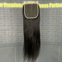 Load image into Gallery viewer, Ghair 6x6 HD Lace Closure Straight Virgin Hair N1B#
