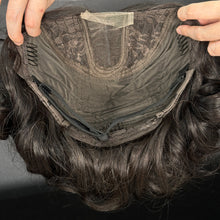 Load image into Gallery viewer, Ghair 2*6 HD  Double Drawn Lace Loose Wave Wigs #1B Natural Black Human Hair Wigs for Party &amp; Date Night
