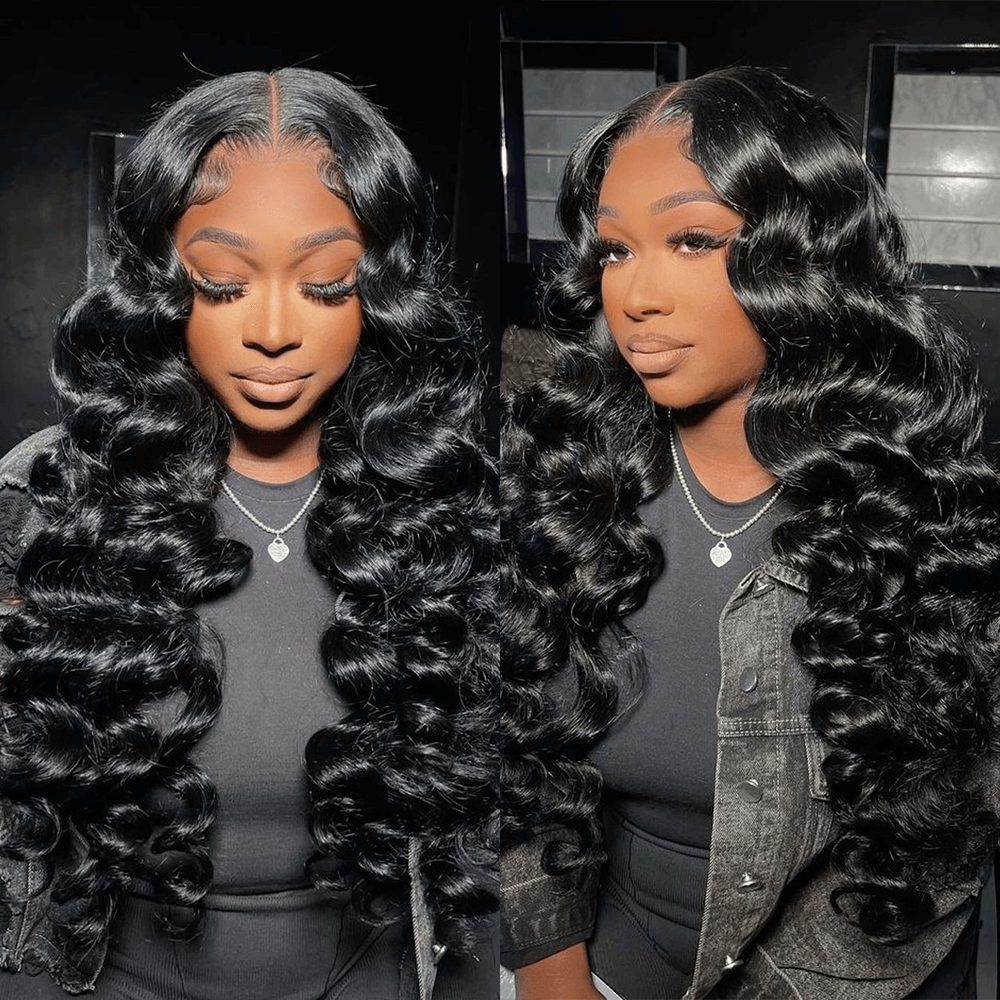 Ghair 5x5 HD Lace Frontal Wigs 180% Density 100% Peruvian Virgin Human Hair Wig