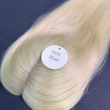 Load image into Gallery viewer, Ghair 13*15CM Straight Silk Base Hair Topper #613 Blonde 100% Virgin Human Hair for Thinning Hair &amp; Daily Wear
