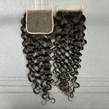 Load image into Gallery viewer, Ghair 5x5 HD Lace Closure Italian Curly Virgin Hair N1B#
