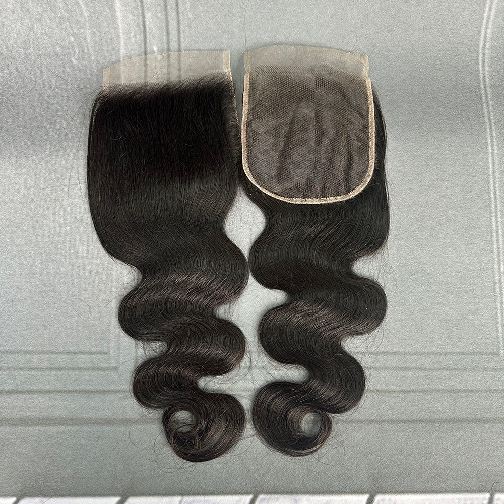 Ghair 5x5 HD Lace Closure Body Wave Virgin Hair N1B#