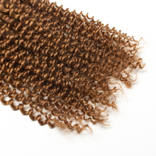 Load image into Gallery viewer, Ghair Kinky Curly Crochet Hair Extensions #30 Medium Auburn Virgin Hair for Daily &amp; Party Use
