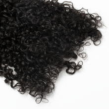 Load image into Gallery viewer, Ghair Pixie Curly Crochet Hair Extensions N1B# Natural Black Virgin Hair for Daily &amp; Party Use
