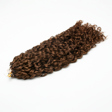 Load image into Gallery viewer, Ghair Pixie Curly Crochet Hair Extensions 4# Medium Brown Virgin Hair for Daily &amp; Party Use
