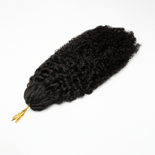 Load image into Gallery viewer, Ghair Yanky Twist Crochet Hair Extensions N1B# Natural Black Virgin Hair for Daily &amp; Party Use
