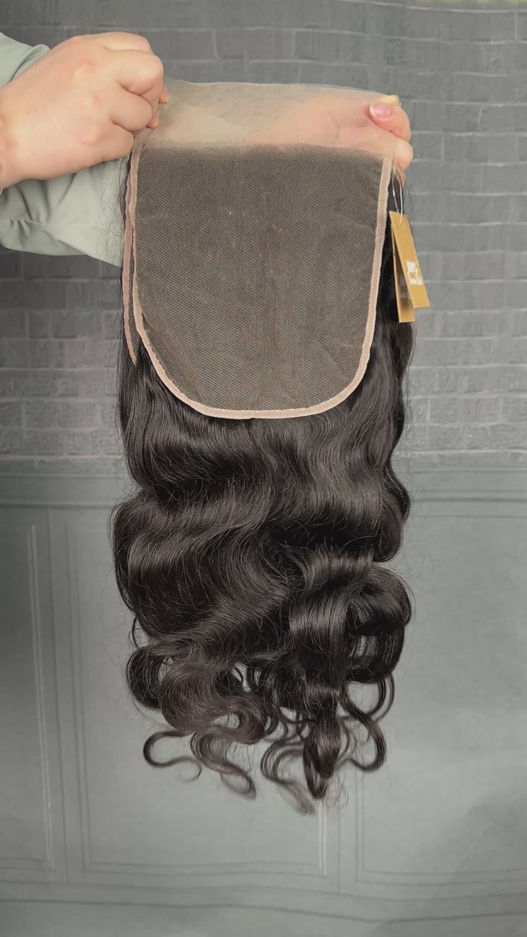 Ghair 7x7 TP Lace Closure Body Wave Virgin Hair N1B#