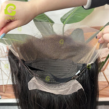 Load image into Gallery viewer, Ghair Fancy Wigs 13x4 Transparent Full Frontal Lace Wigs High Ratio Natural Hairline 200% Density Hair
