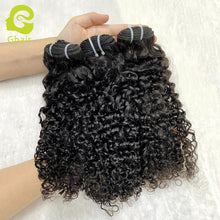 Load image into Gallery viewer, Ghair 1Bundle 100% Human Hair Brazilian 12A Human Hair Virgin Hair Deep Curly Hair
