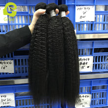Load image into Gallery viewer, Ghair 1Bundle 100% Human Hair Brazilian 12A Human Hair Virgin Hair Kinky Straight Hair
